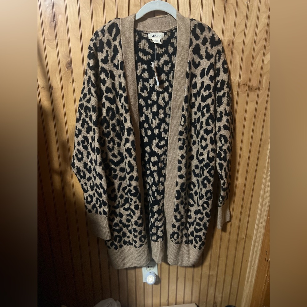 Leopard cardigan